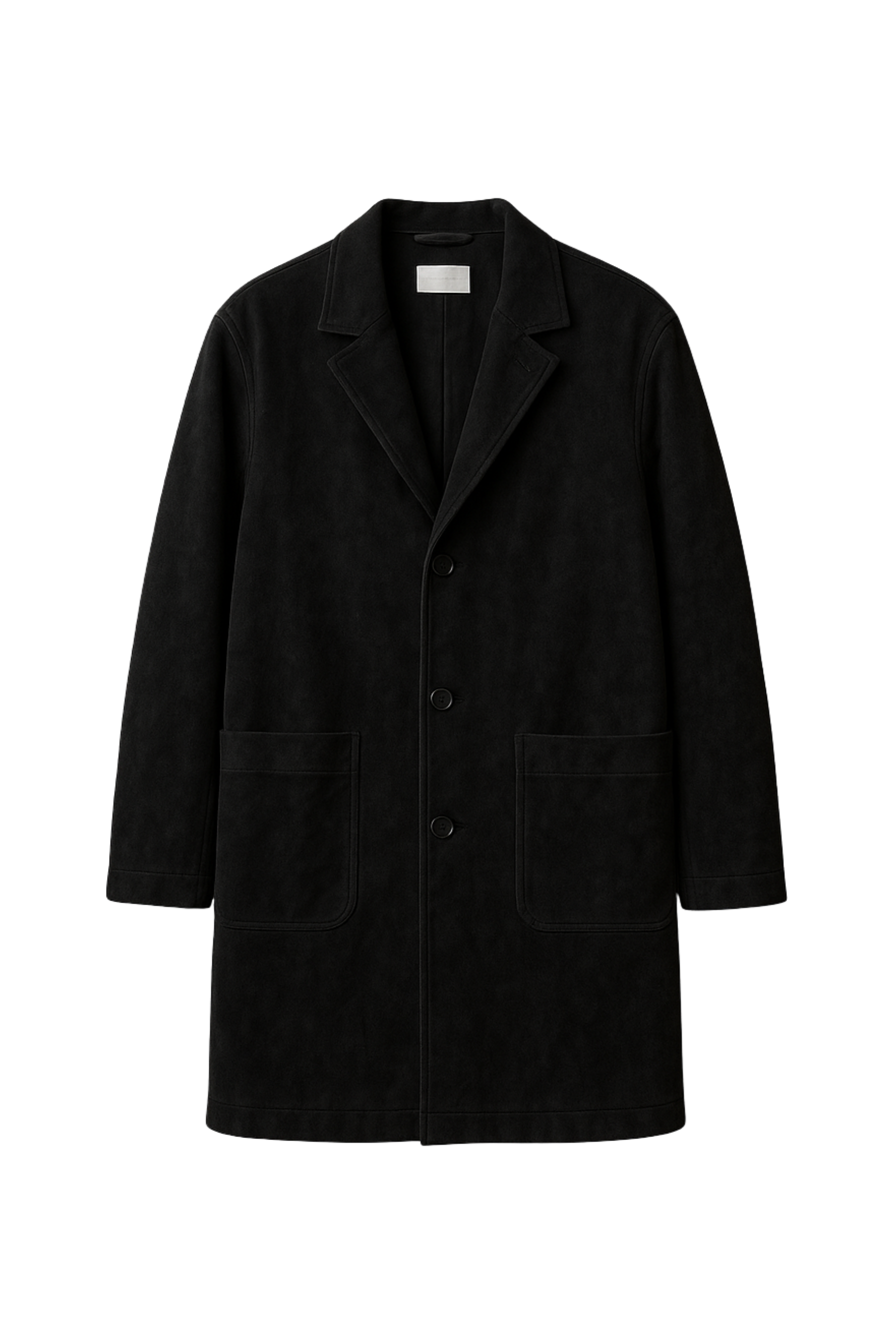 Men’s Black Suede Coat