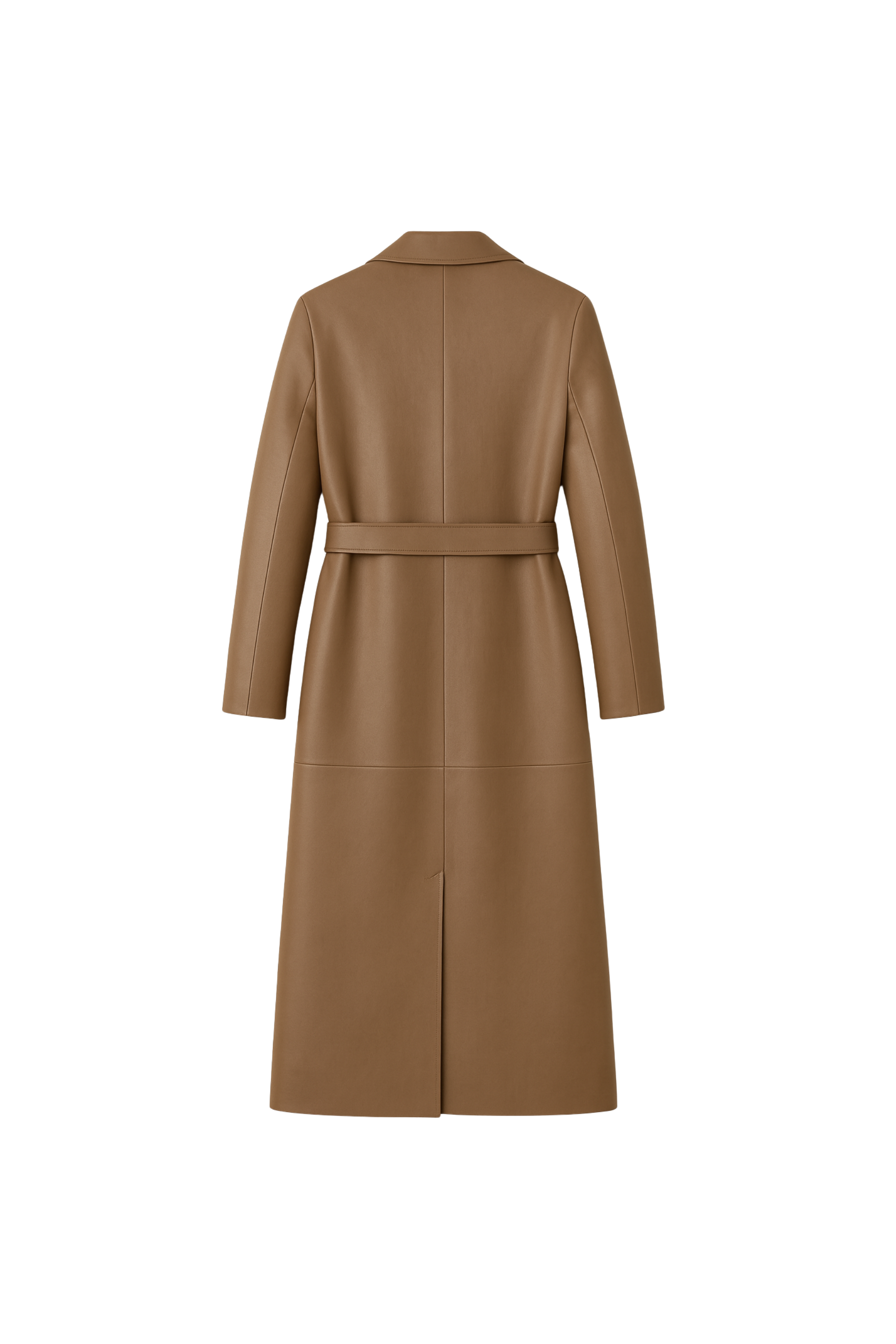 Women’s Camel Leather Coat