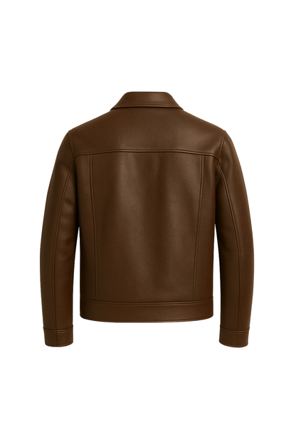 Men’s Brown Leather Jacket