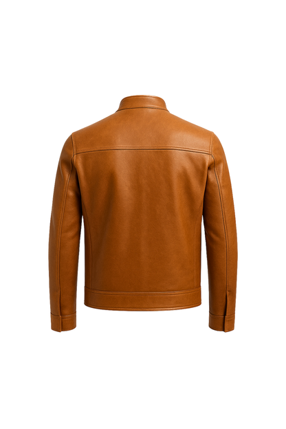 Men’s Tan Leather Jacket