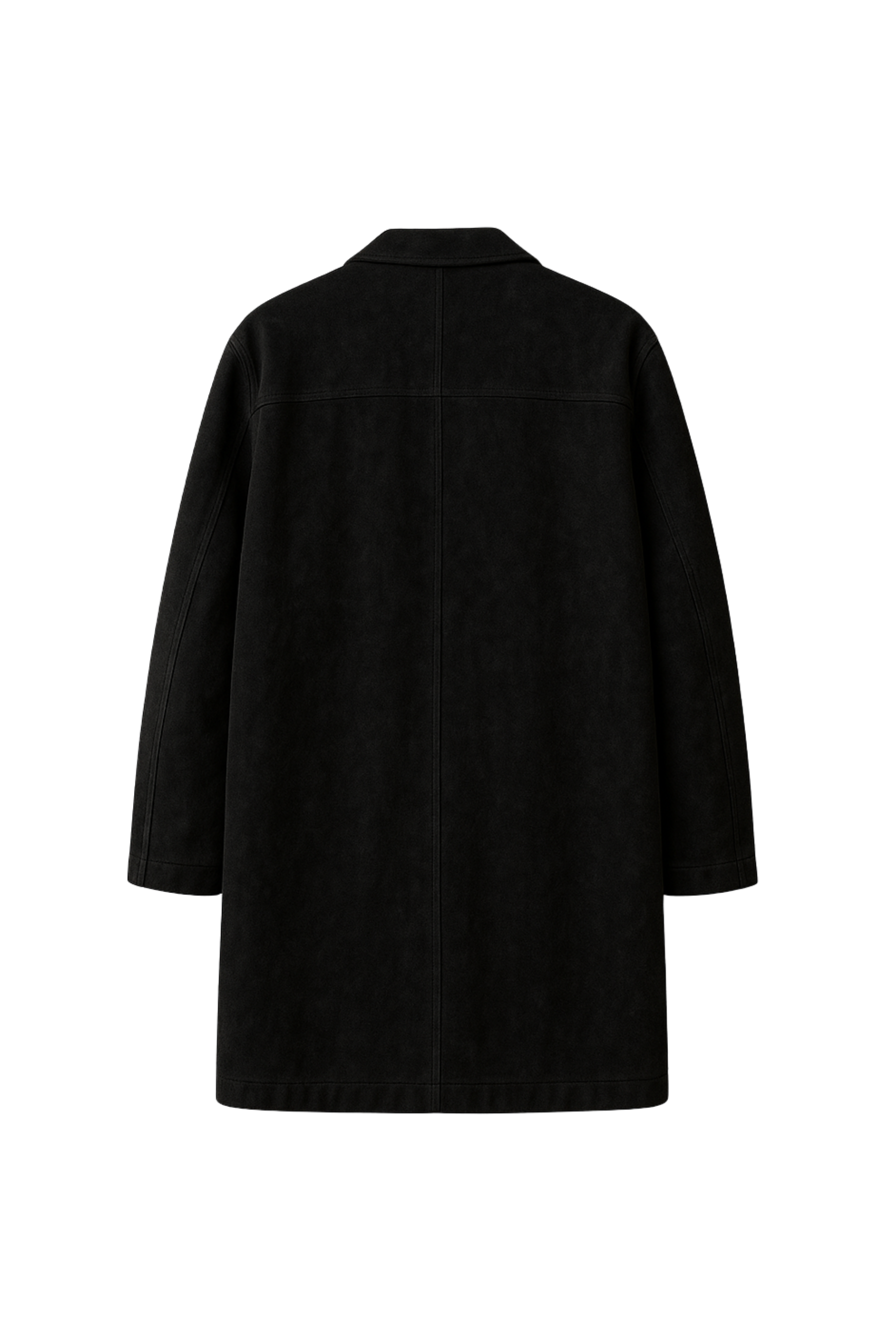 Men’s Black Suede Coat