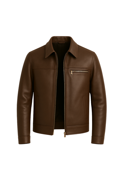Men’s Brown Leather Jacket