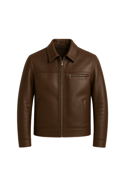 Men’s Brown Leather Jacket