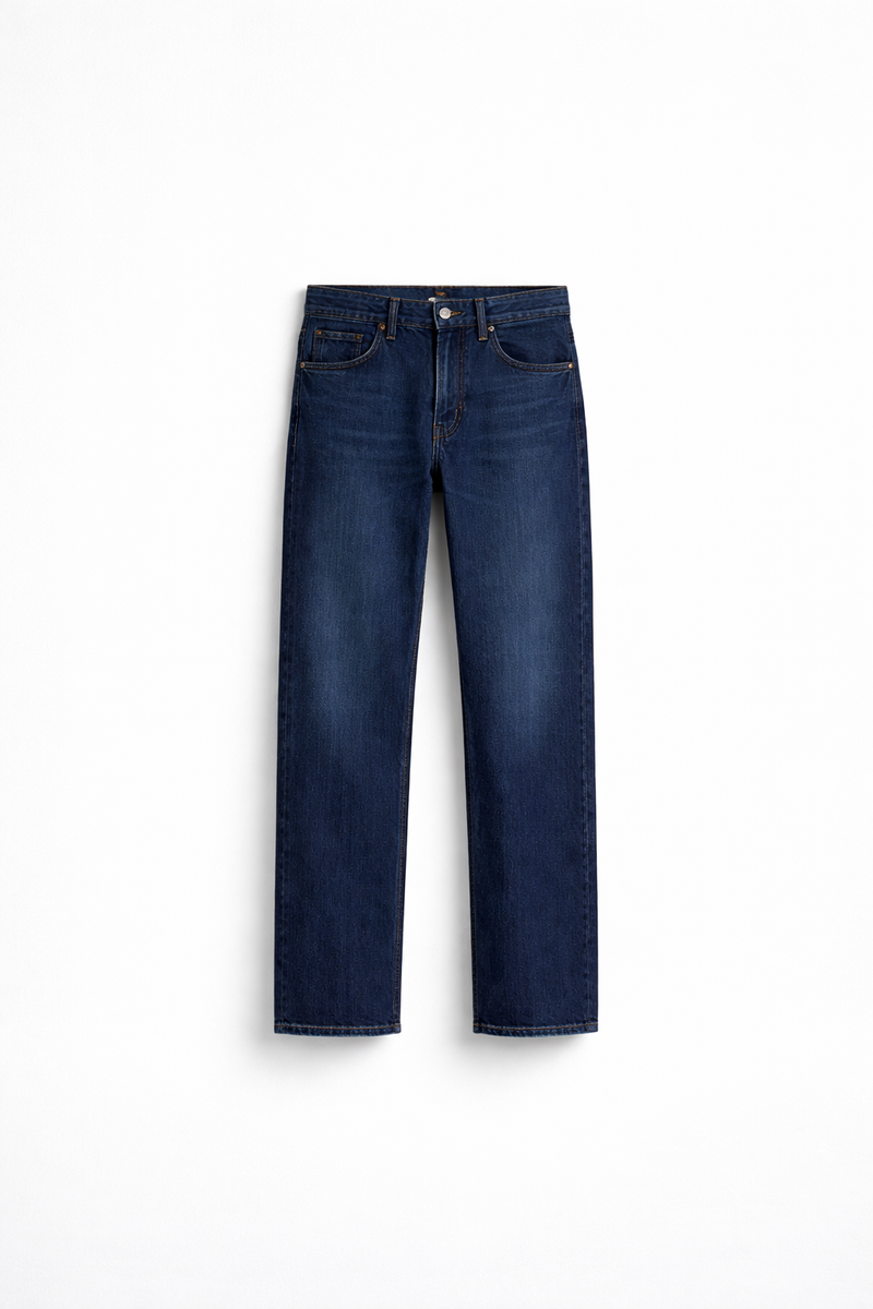 Men Dark Indigo Regular Fit Jeans