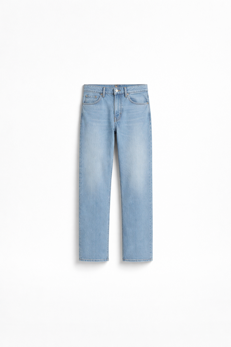 Men’s Sky Blue Straight Fit Jeans