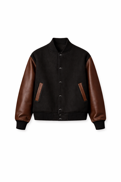 Men Luxury Varsity Leather Jacket