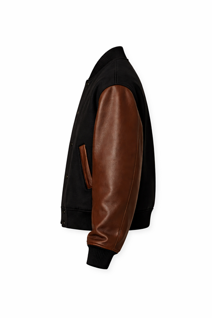 Men Luxury Varsity Leather Jacket