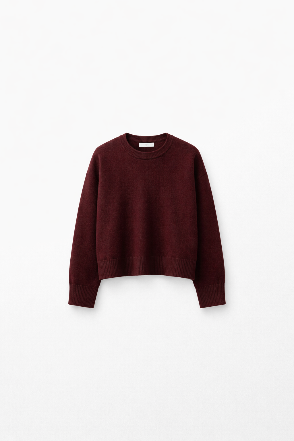 Women’s Cashmere Knit Sweater Oxblood Noir