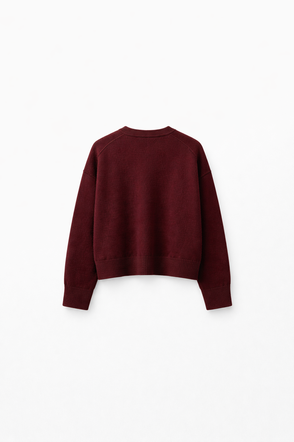 Women’s Cashmere Knit Sweater Oxblood Noir