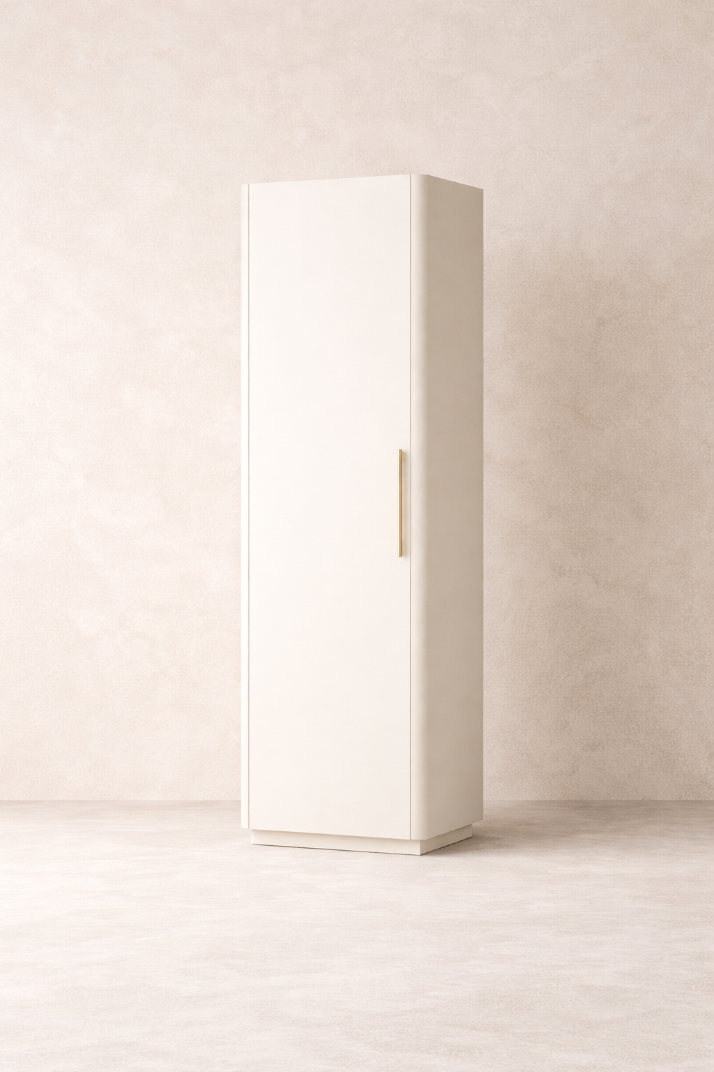 Ivory Single Door Wardrobe