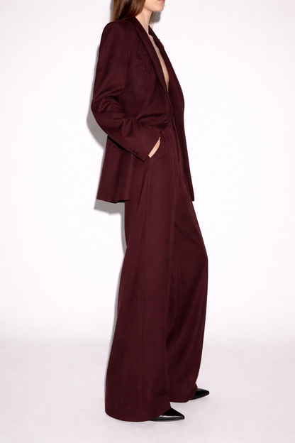 Women’s Bordeaux Tailored Suit