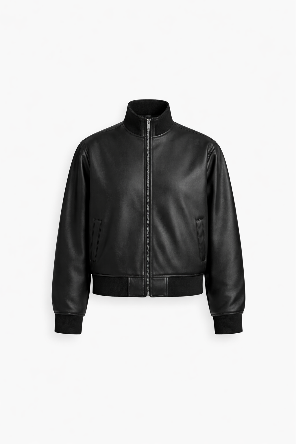 Lambskin Leather Bomber Jacket