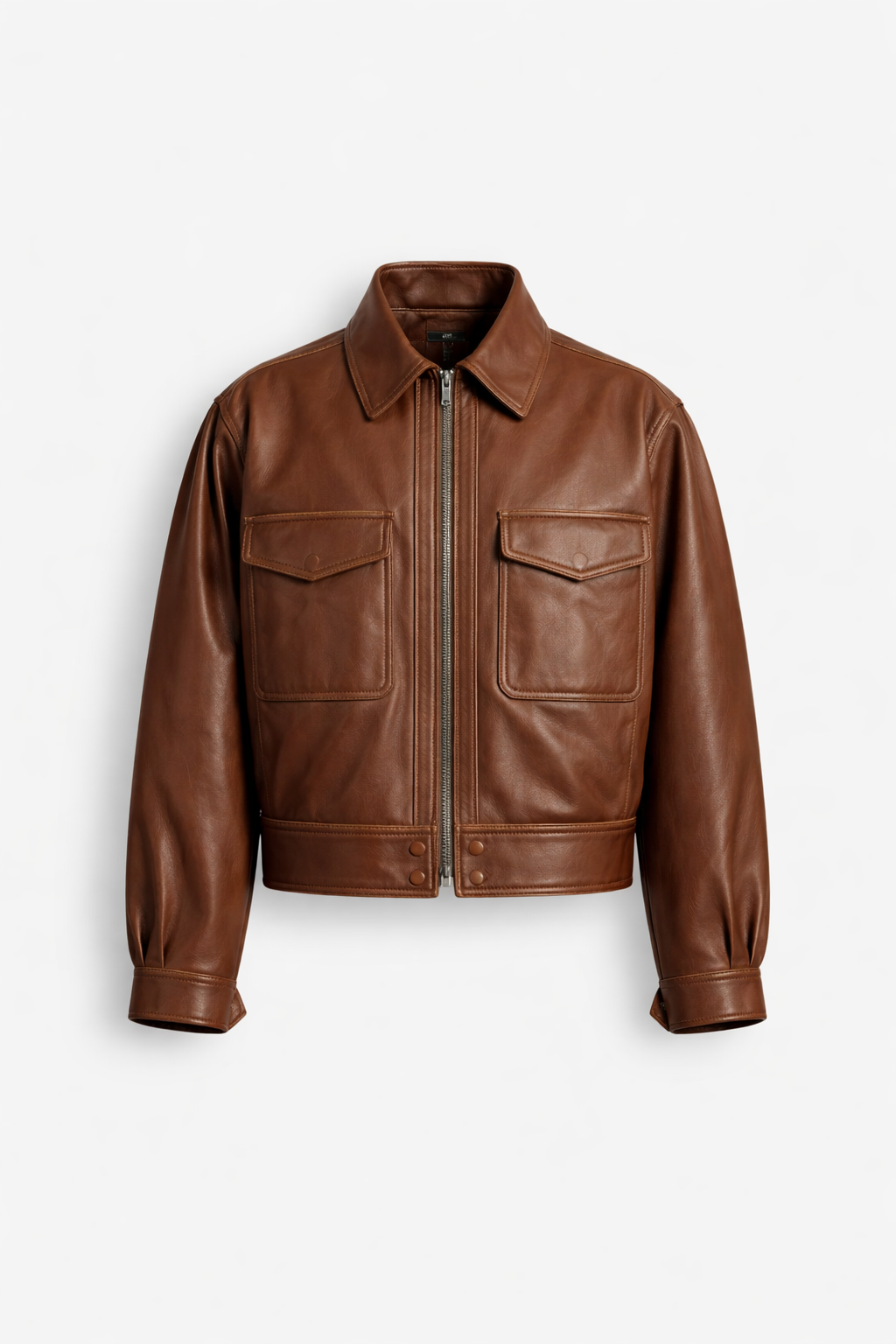 Men Brown Leather Jacket