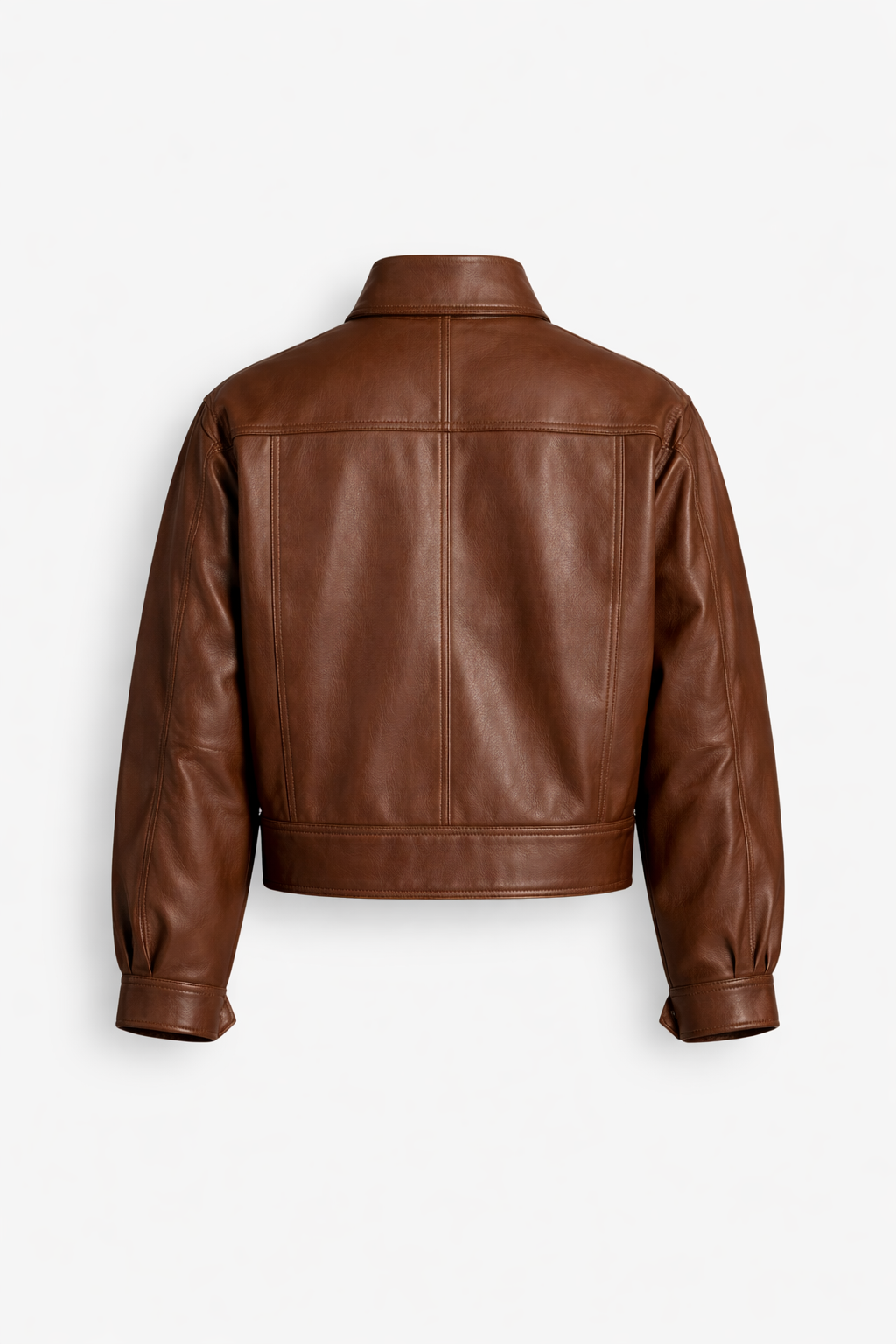 Men Brown Leather Jacket
