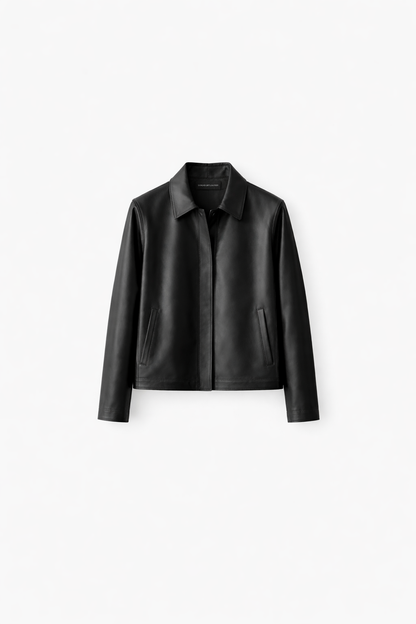 Women Black Lambskin Leather Jacket