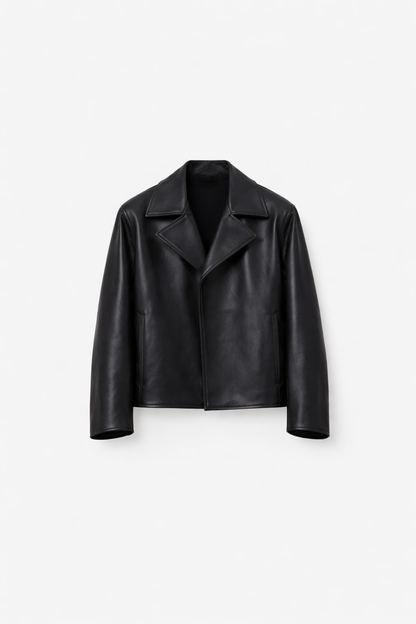 Luxury Black Leather Rider Jacket