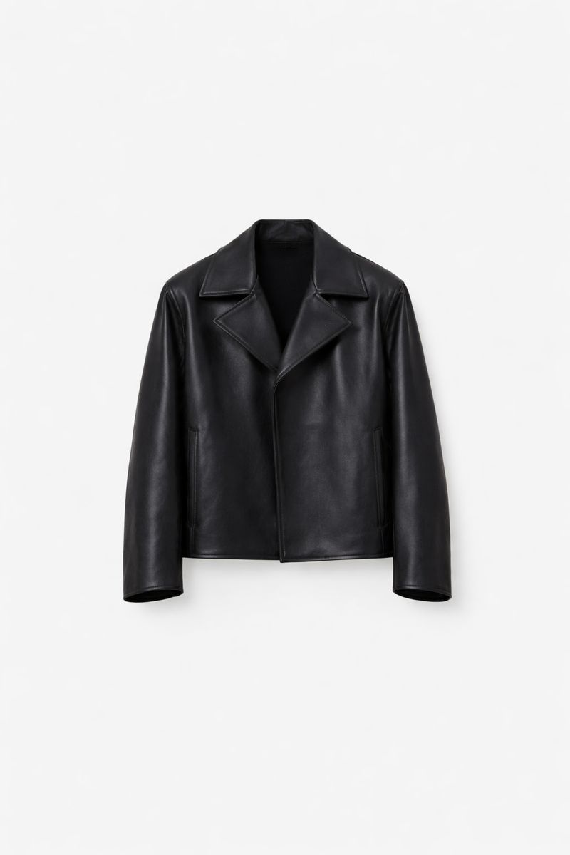 Luxury Black Leather Rider Jacket