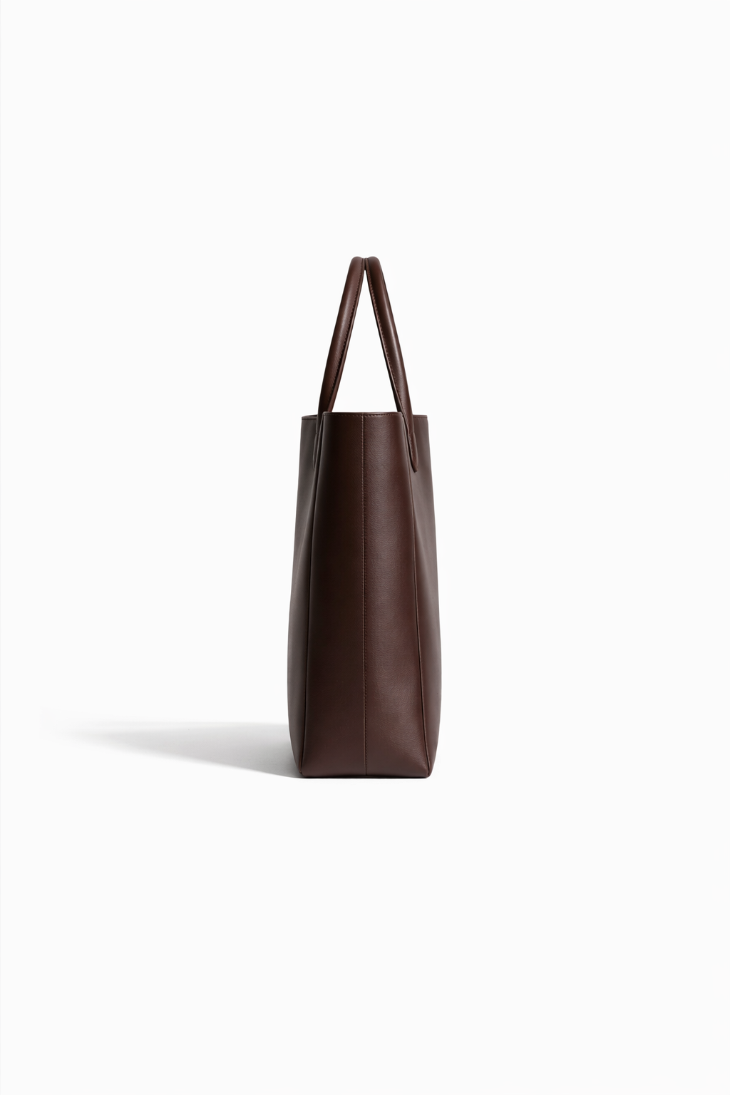Espresso Brown Leather Tote