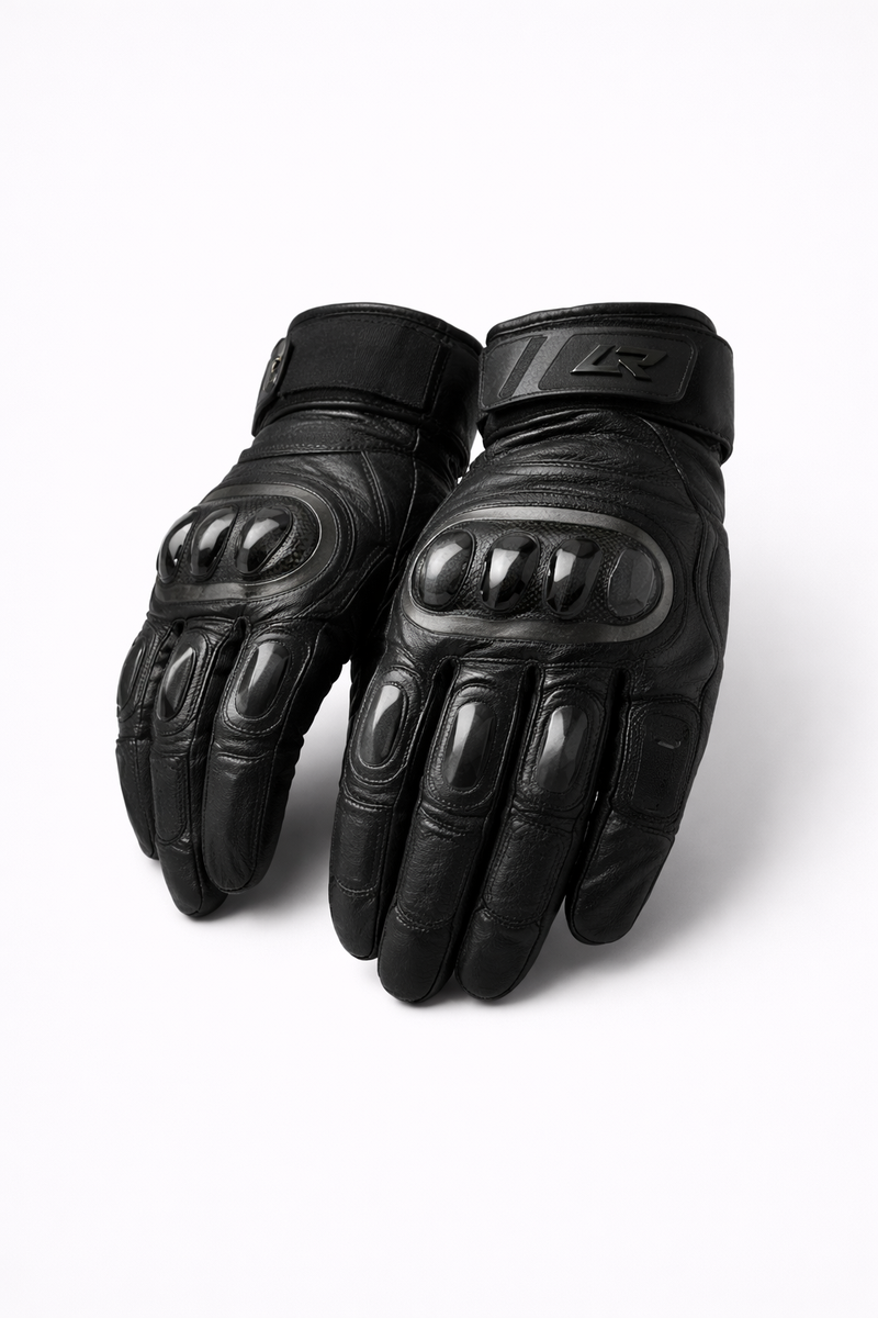 Carbon Armored Moto Gloves