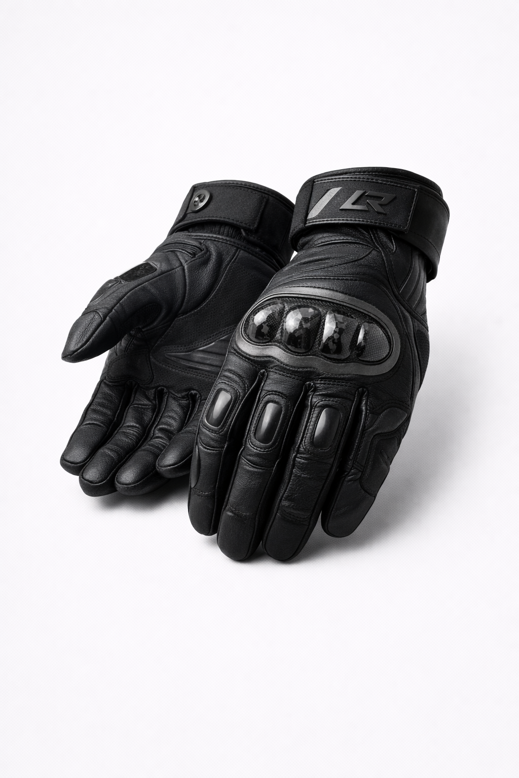 Carbon Armored Moto Gloves