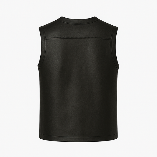 Men’s Leather Muscle Tank