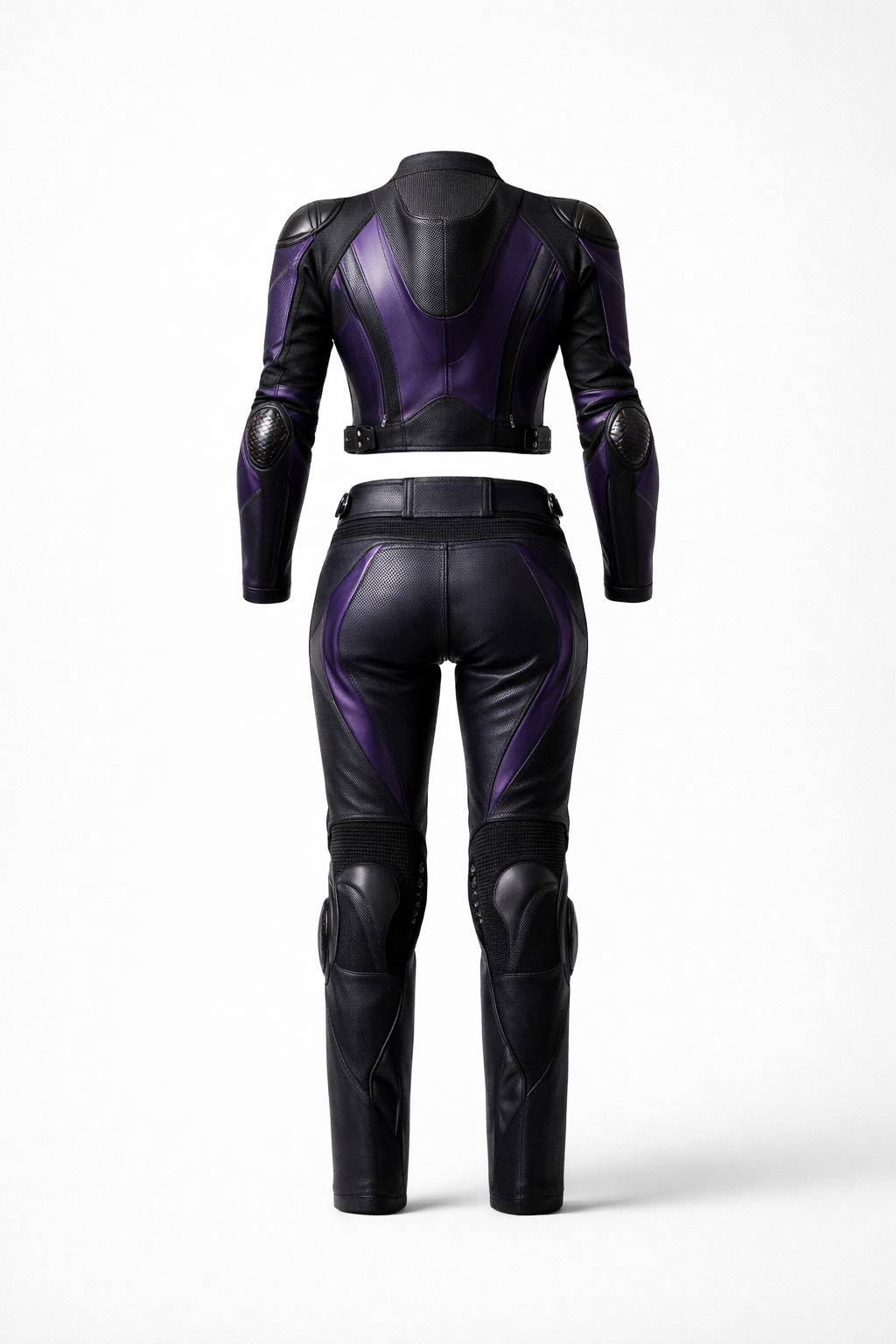 Midnight Velocity Women’s Leather Motorbike Suit