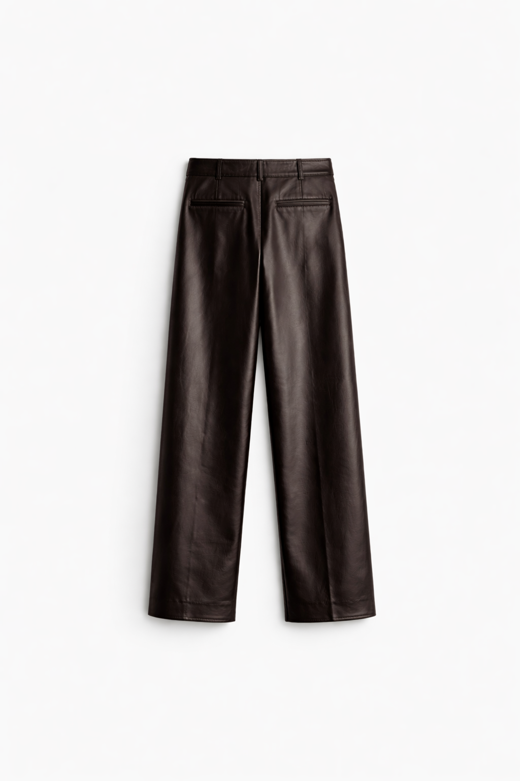 Men’s Blackened Espresso Leather Trousers