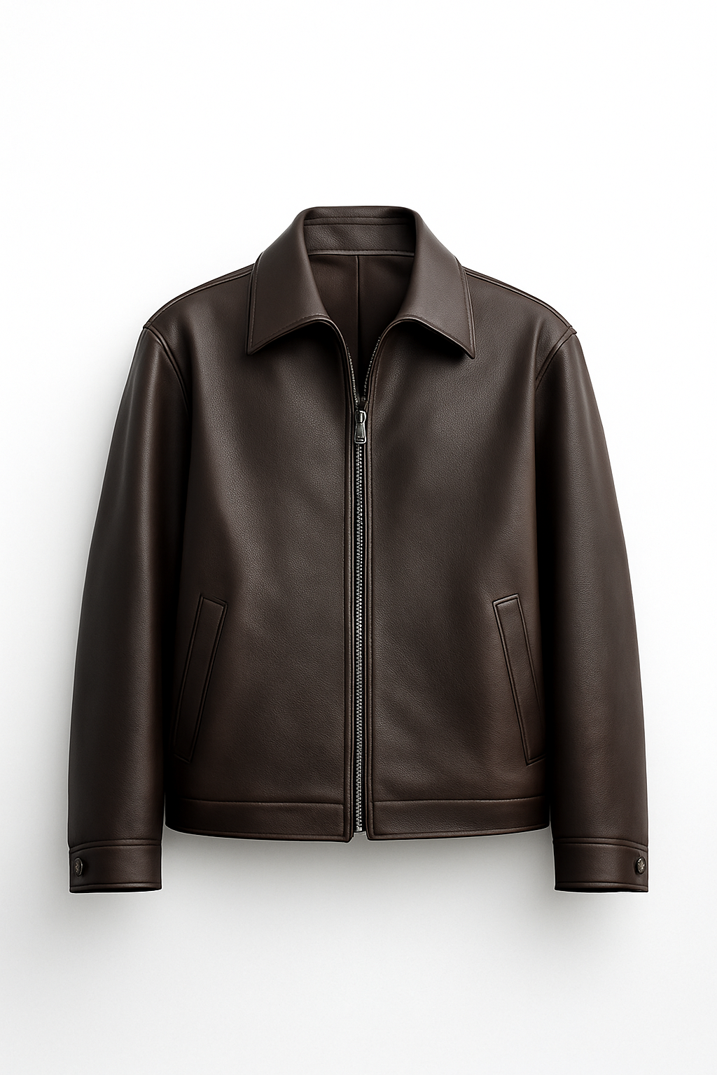 Women Brown Leather Jacket