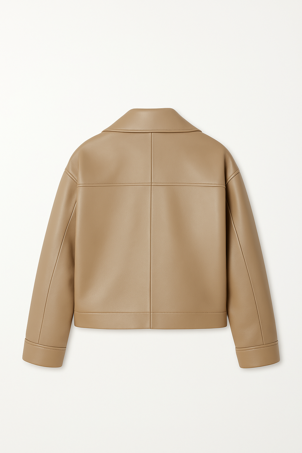 Women Oversized Leather Blazer Jacket