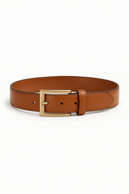 Men’s Tan Leather Belt