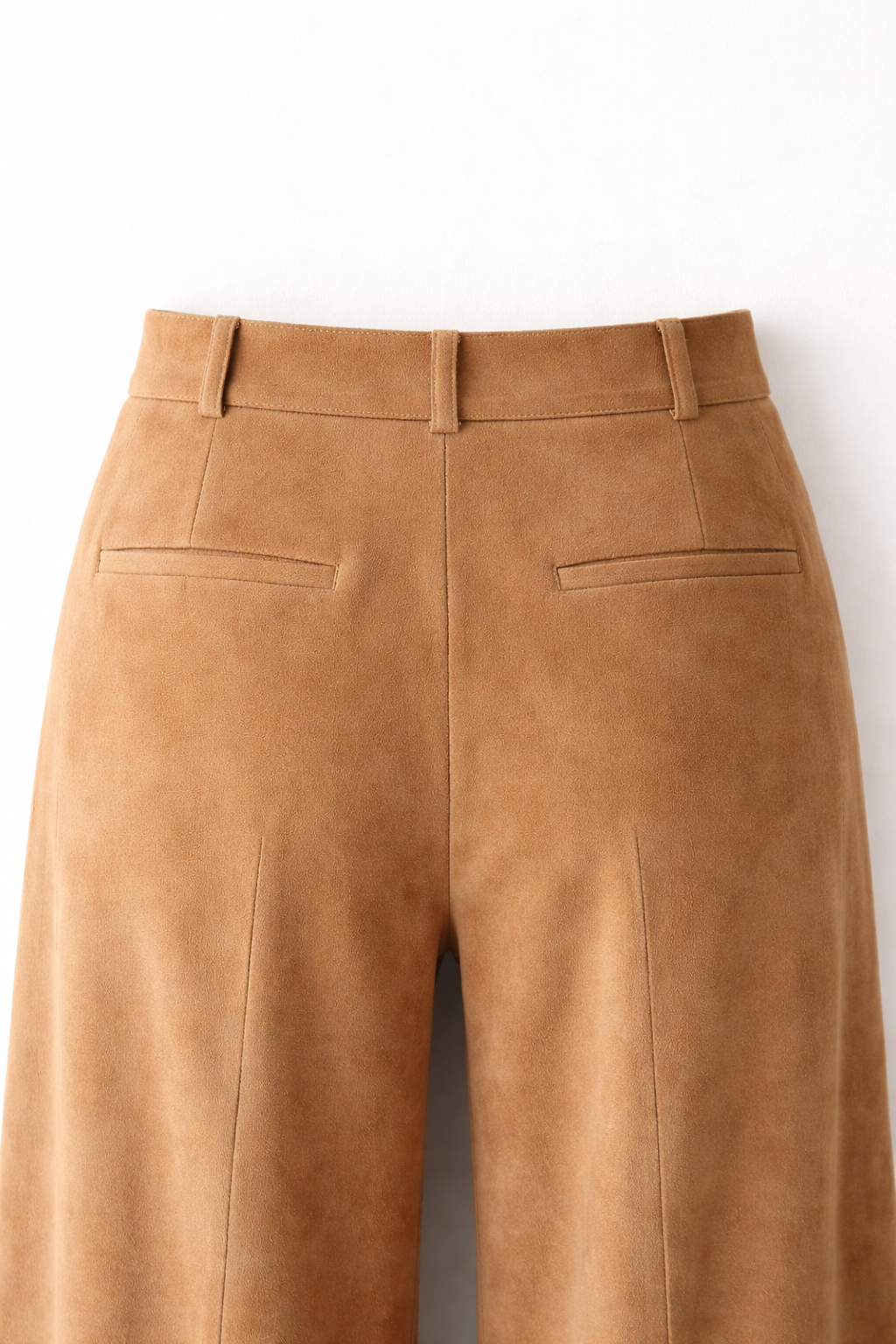 Women’s Soft Suede Wide-Leg Trousers